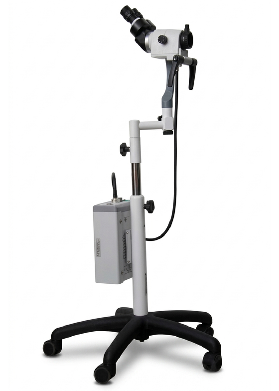 Colposcopio Ecleris C100AEI con iluminación LED y 5 aumentos para diagnóstico ginecológico