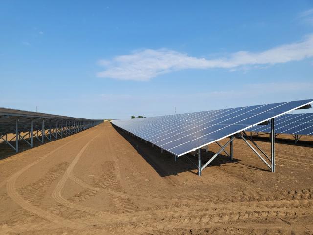 Solar-panel Ground Mounted Fixed tilt installation