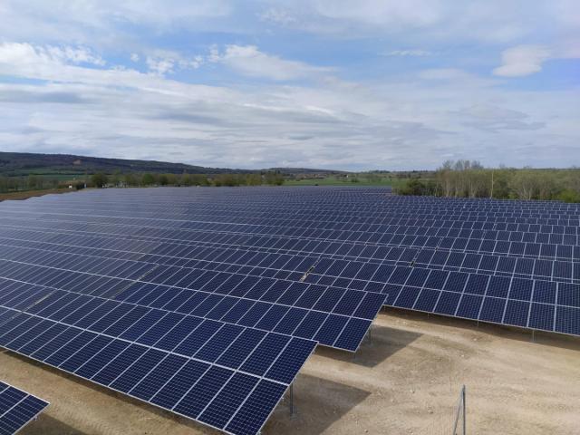 Solar-panel installation Ground Mounted Fixed Tilt 