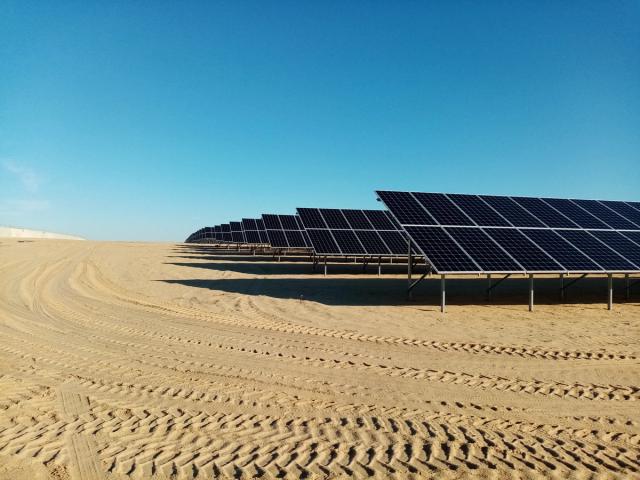 Solar-panel Ground Mounted Fixed tilt installation