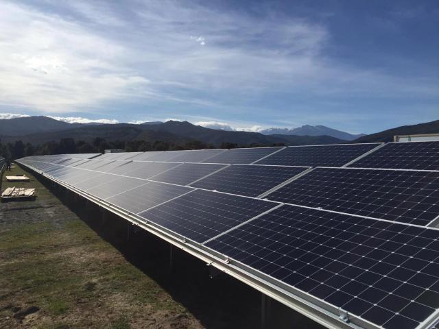 Solar-panel installation Ground Mounted Fixed Tilt