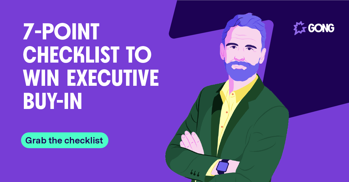 7-Point checklist to win executive buy-in