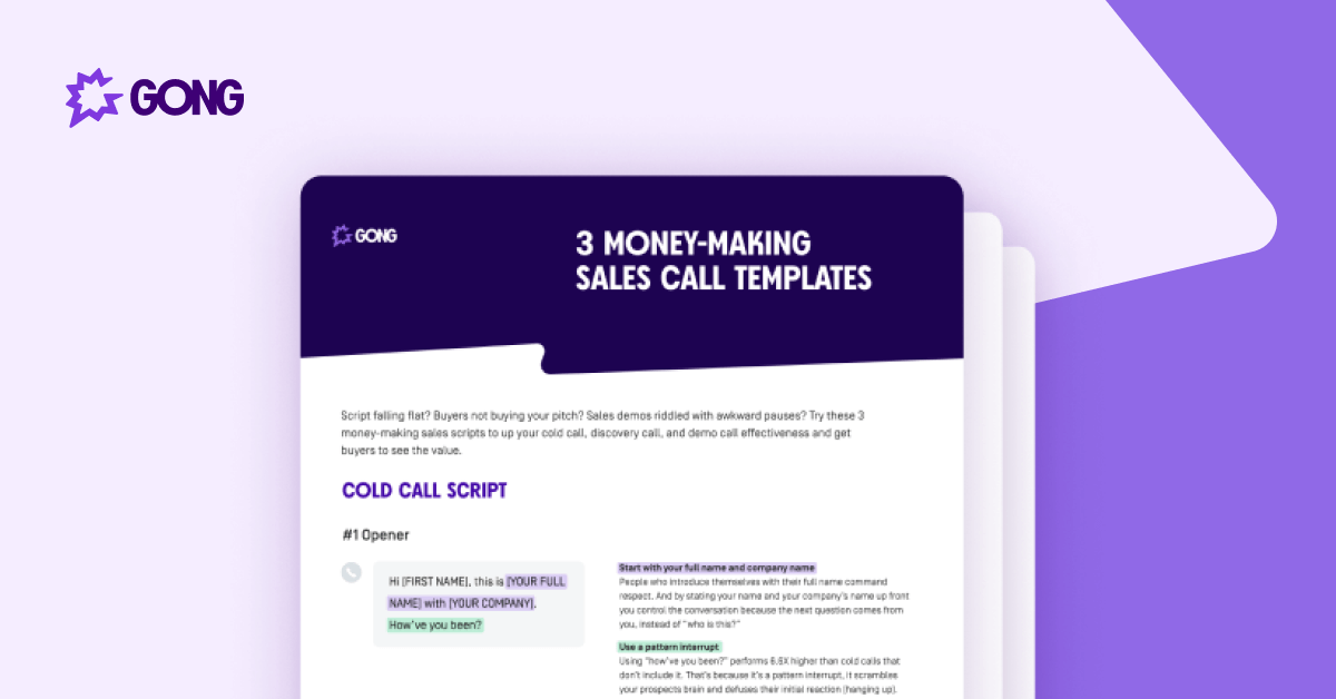 3 high-converting sales call templates