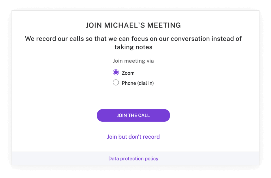 call-recording-data-protection-policy