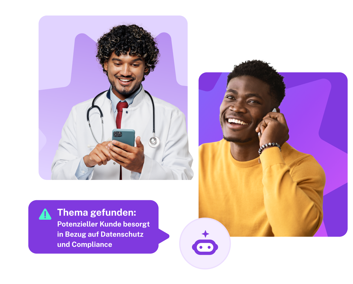 Bild: Gong Solutions Industry Healthcare Hero