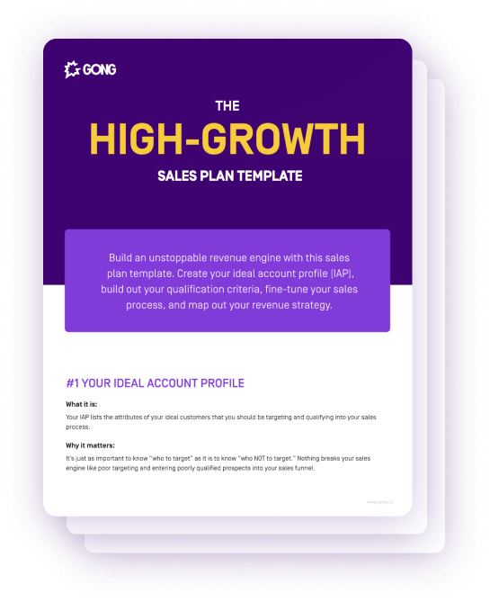 The High-Growth Sales Plan Template