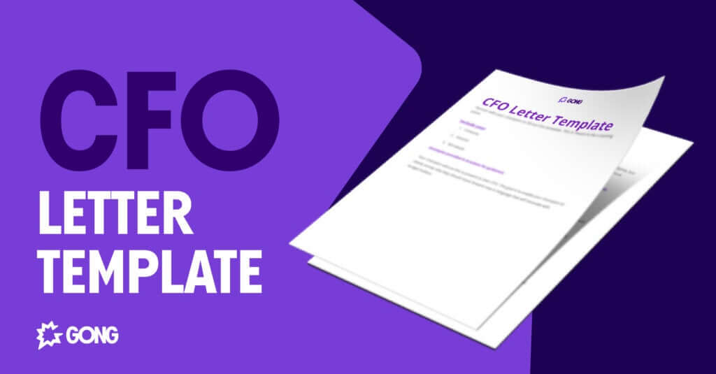 CFO Letter Template