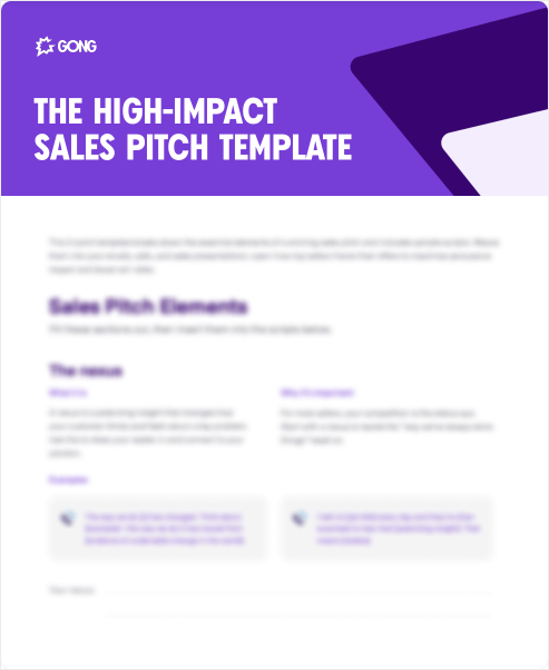 The high-impact sales pitch template (with bonus scripts)