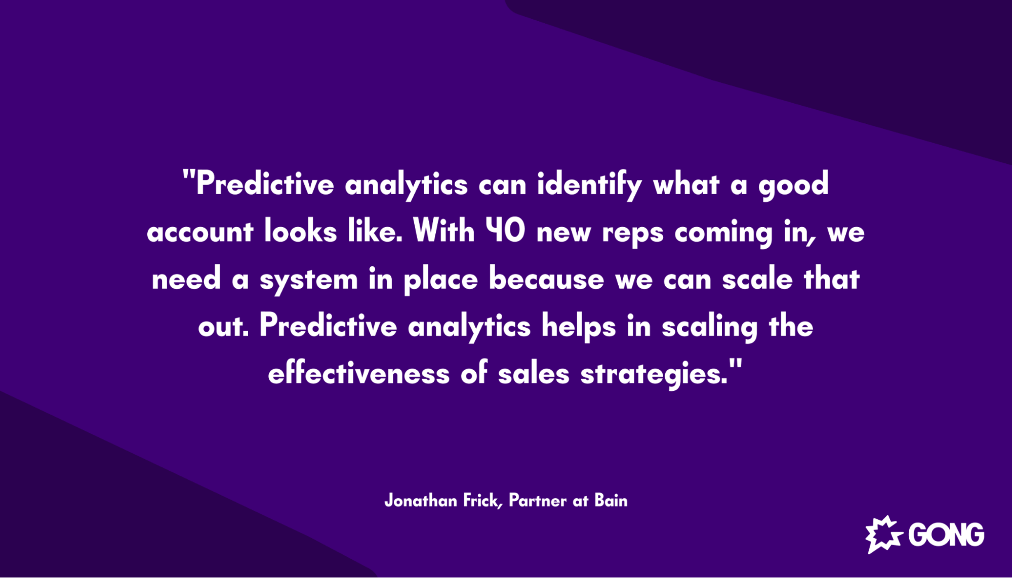 quote on predictive analytics