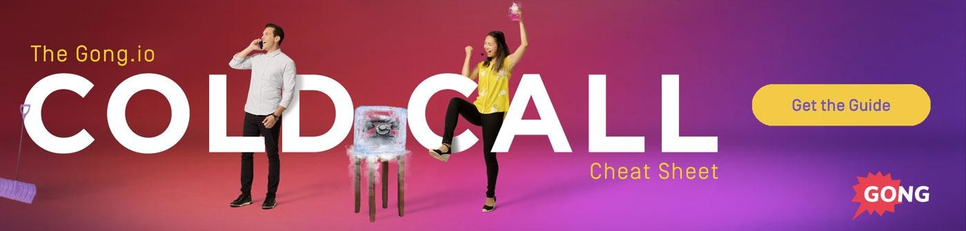 Cold calling sales tactic cheat sheet