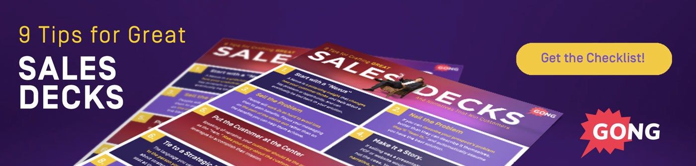 9 Tips Sales Decks