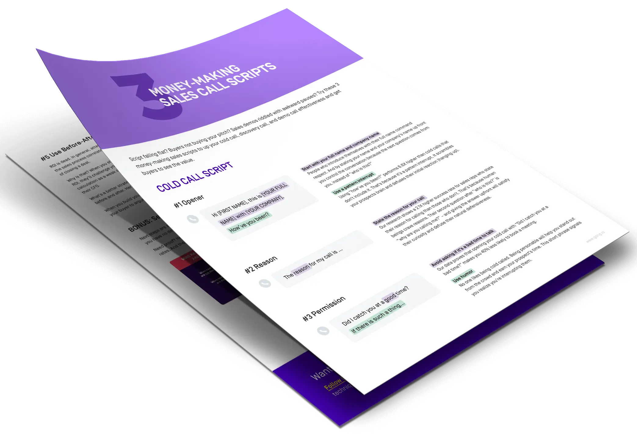 3 Money-Making Sales Call Scripts