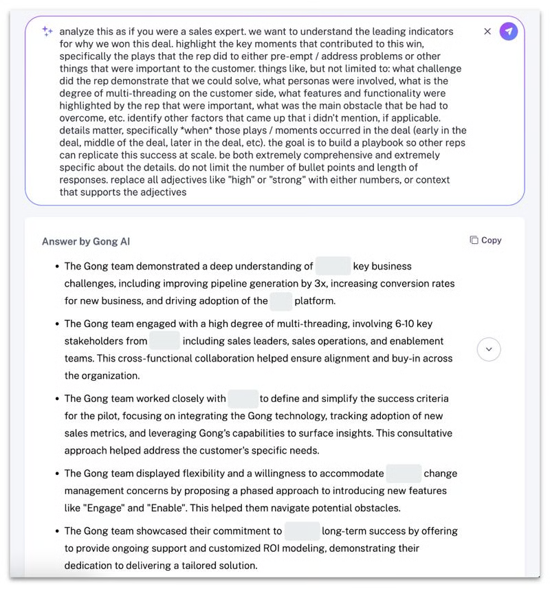 AI chatbot conversation