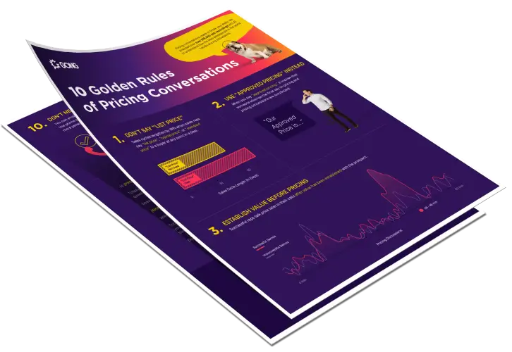 Sales Pricing Cheat Sheet: 10 Golden Rules of Pricing Conversations