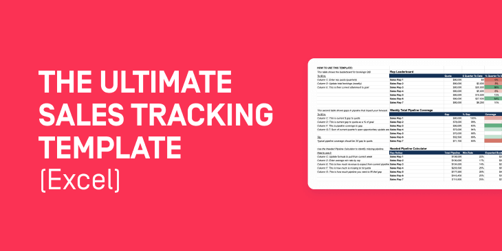 The ultimate sales tracking template (Excel)
