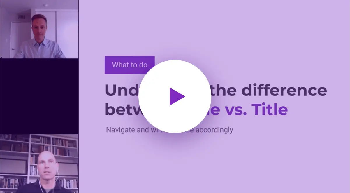 Advanced techniques for selling to the c-suite