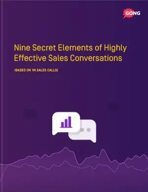 9 Secret elements of highly successful sales conversations​