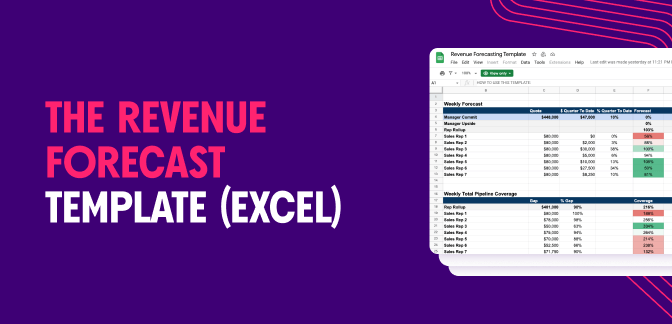 The Revenue Forecast Template (For Excel and Google Sheets)