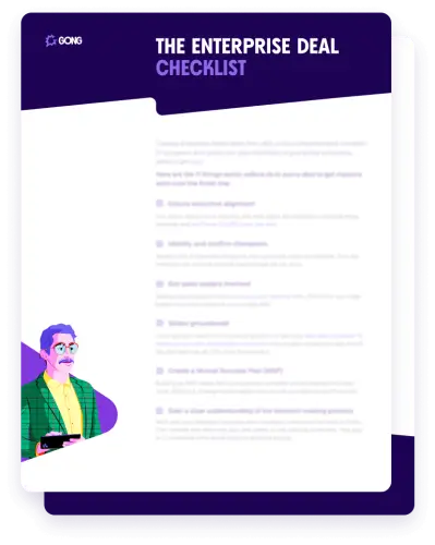 The enterprise deal checklist