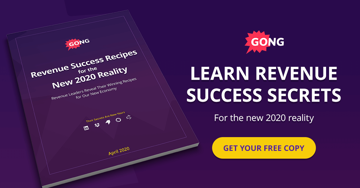 Revenue success recipes for the new 2020 reality