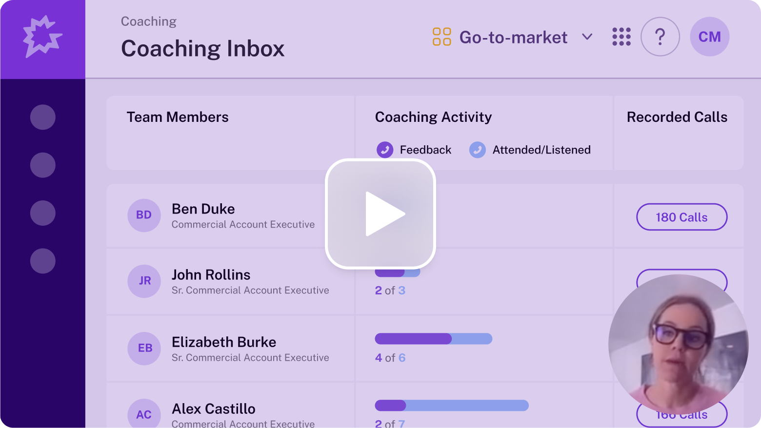 Instant demo for sales leaders