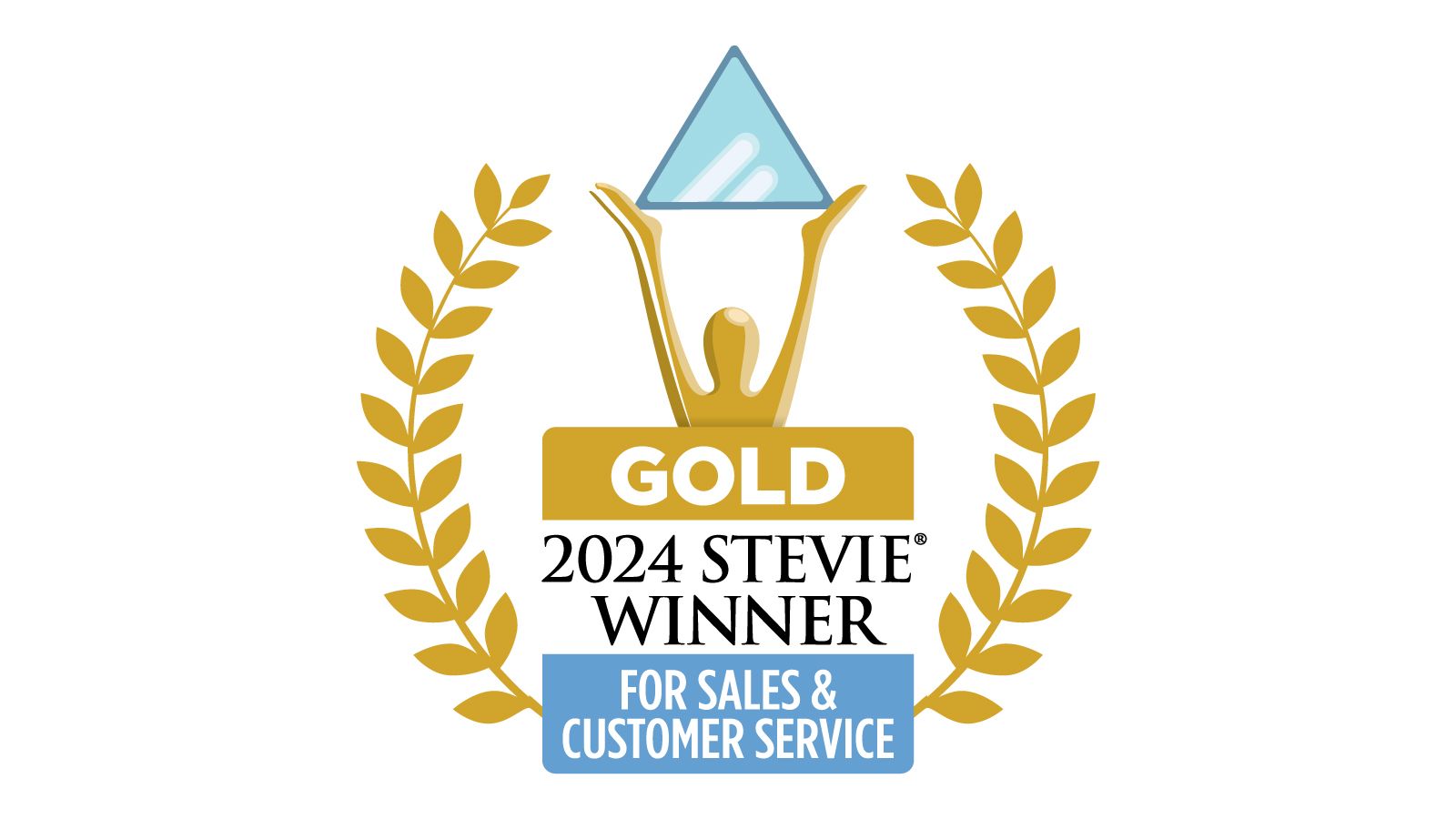 Gold Stevie Award 2024 for Sales & Customer Service
