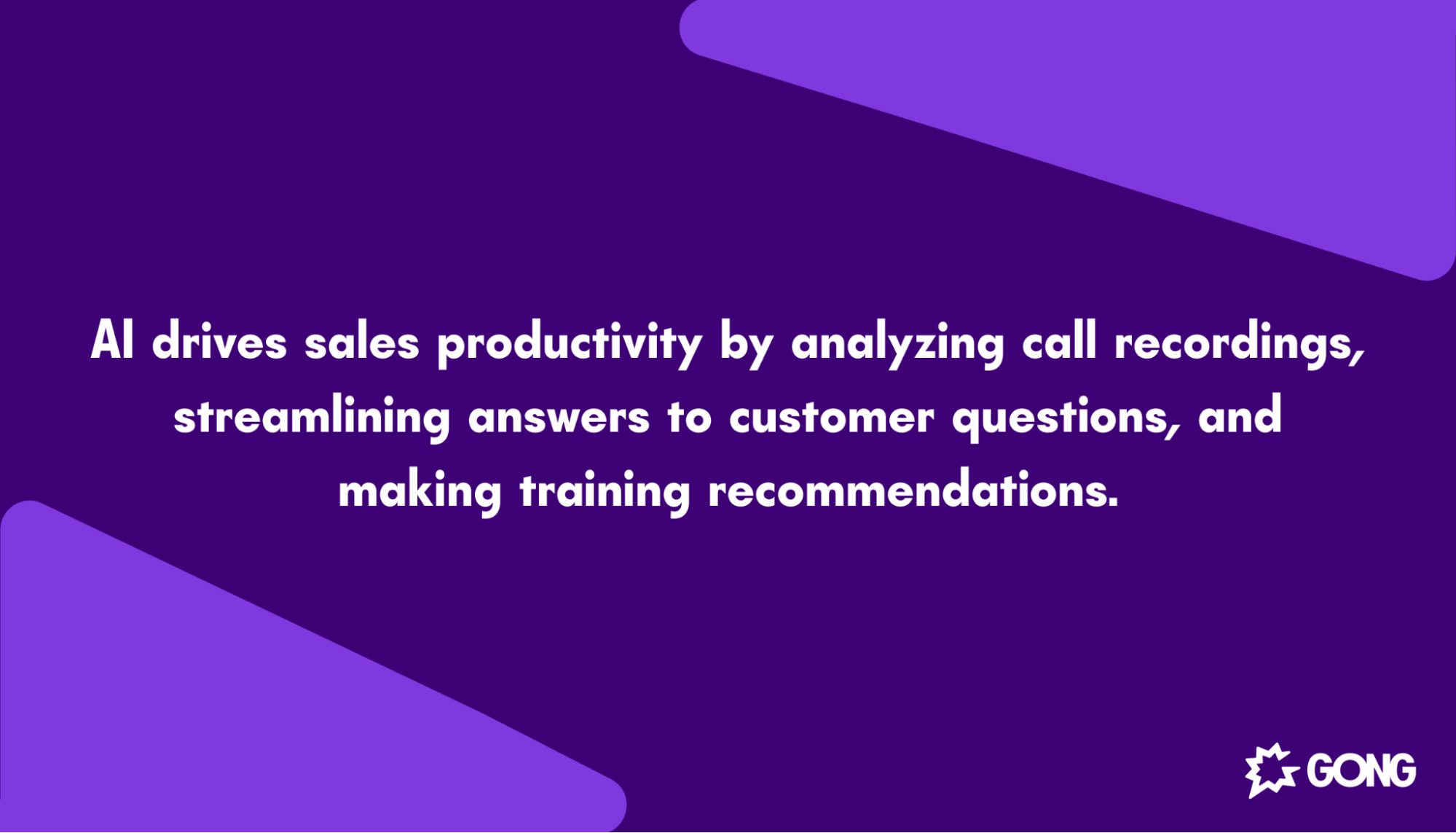 AI driving sales productivity stat