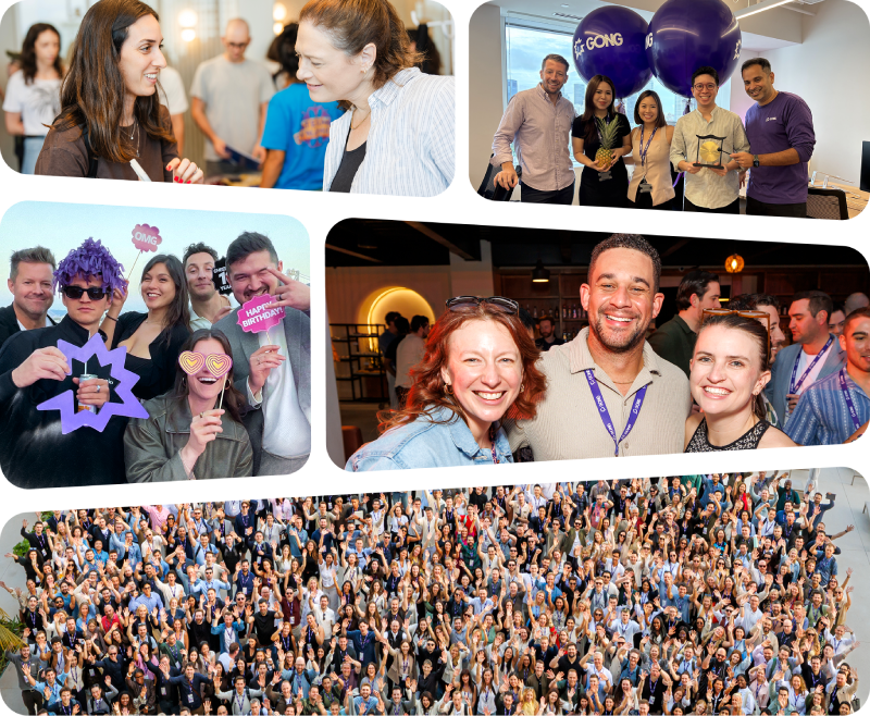 Group of people posing on stairs