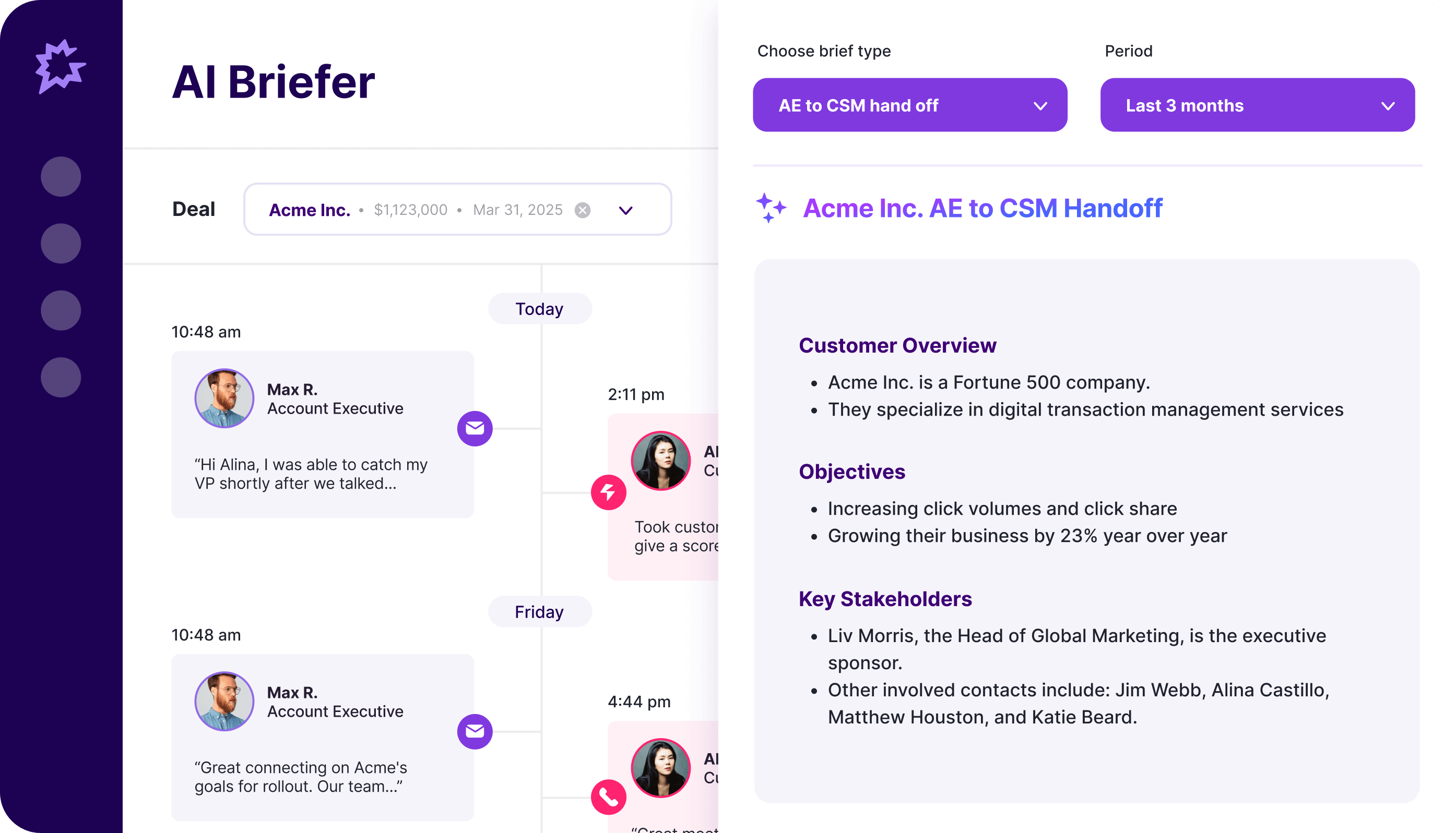 How to use AI Briefer to win more customers