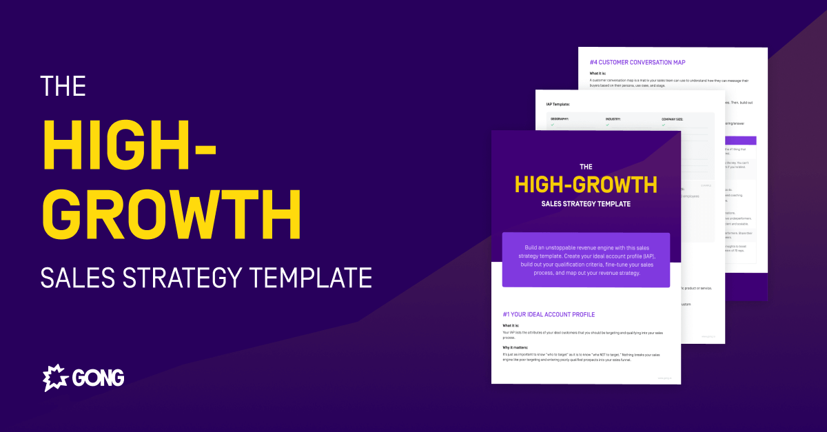 The high-growth sales strategy template