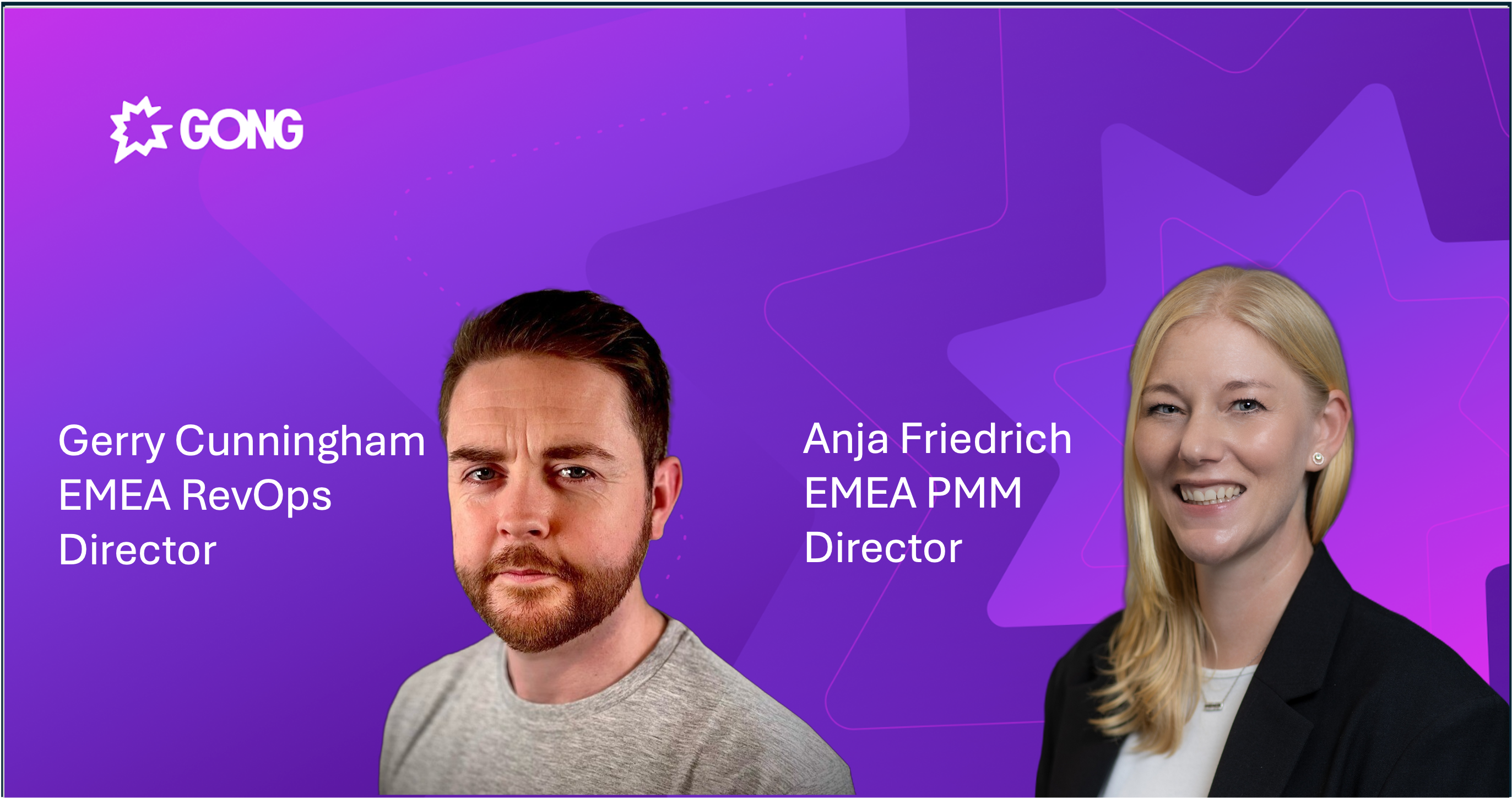 White Gong logo on a purple background