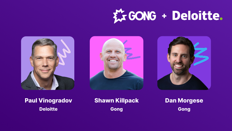 Gong webinar speakers