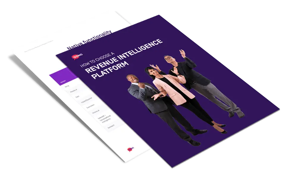 How to choose a revenue intelligence platform