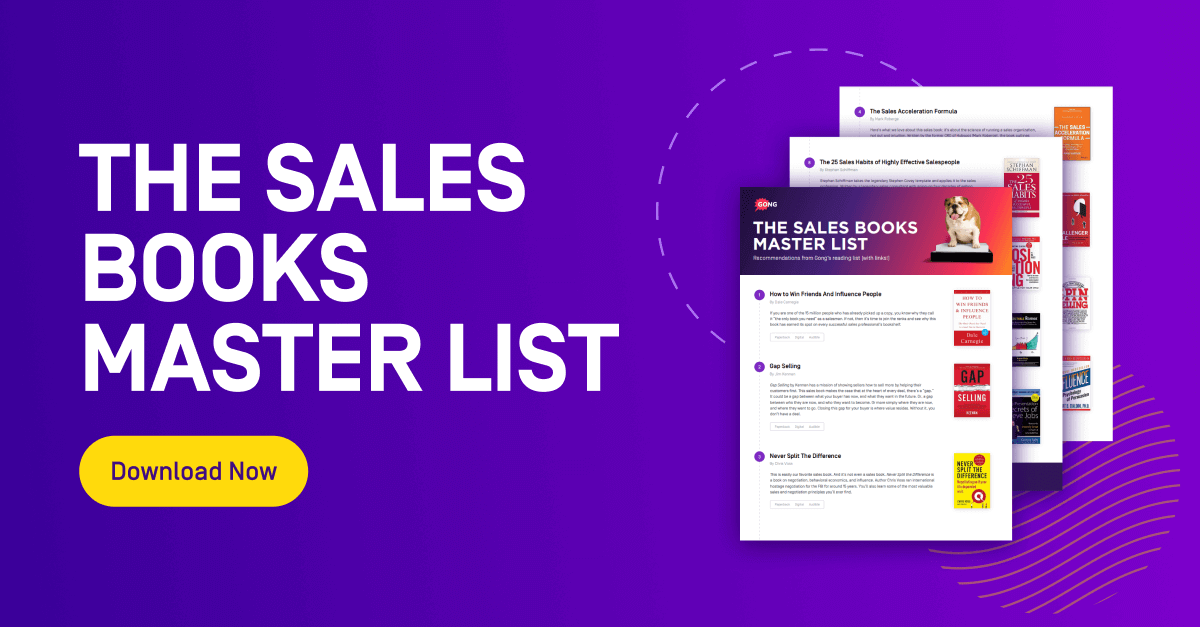 The sales book master list