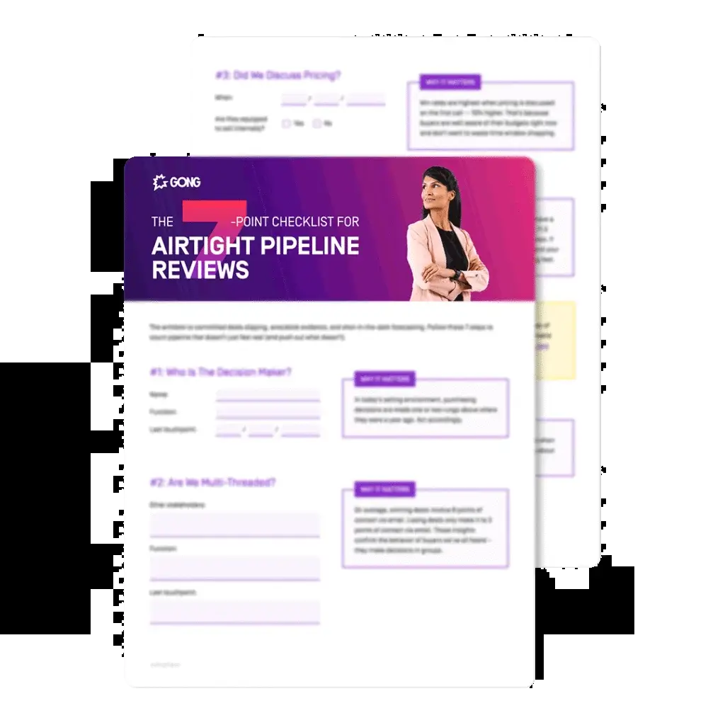 The 7-Point Checklist for Airtight Pipeline Reviews