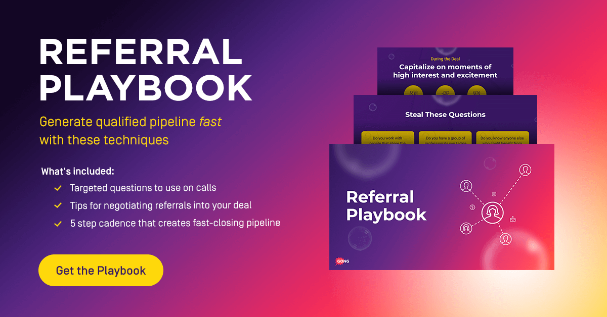 The sales referral playbook