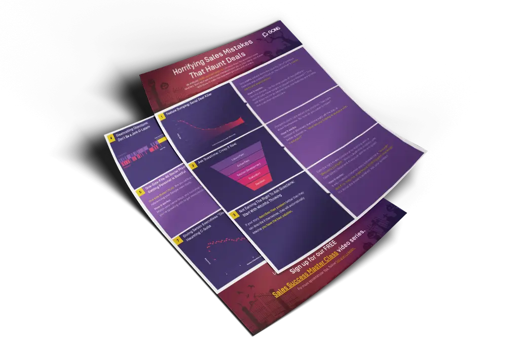 7 Horrifying sales mistakes that haunt deals