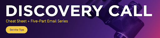 Discovery Call cheat sheet and email series promotion