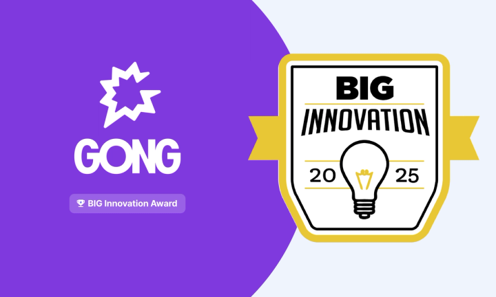 Gong Revenue AI Platform Named a Winner in 2025 BIG Innovation Awards