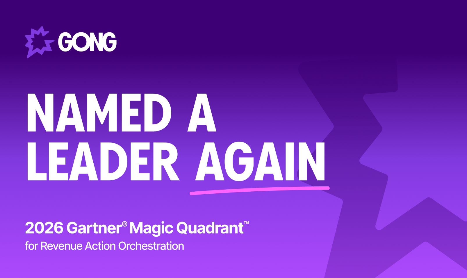 Gong Named a Leader in 2026 Gartner® Magic Quadrant™ for Revenue Action Orchestration for second consecutive year