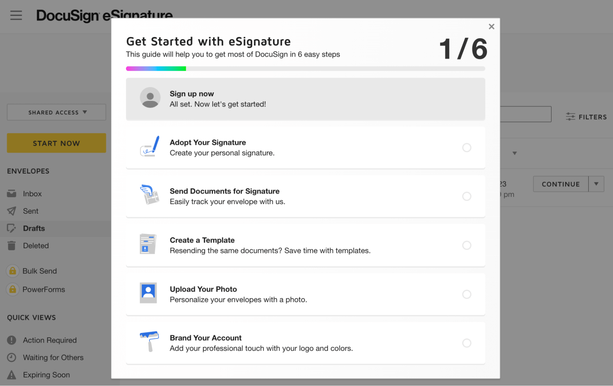 DocuSign Onboarding