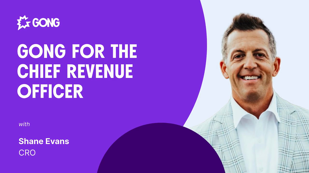 How Gong Uses Gong // Gong for the CRO