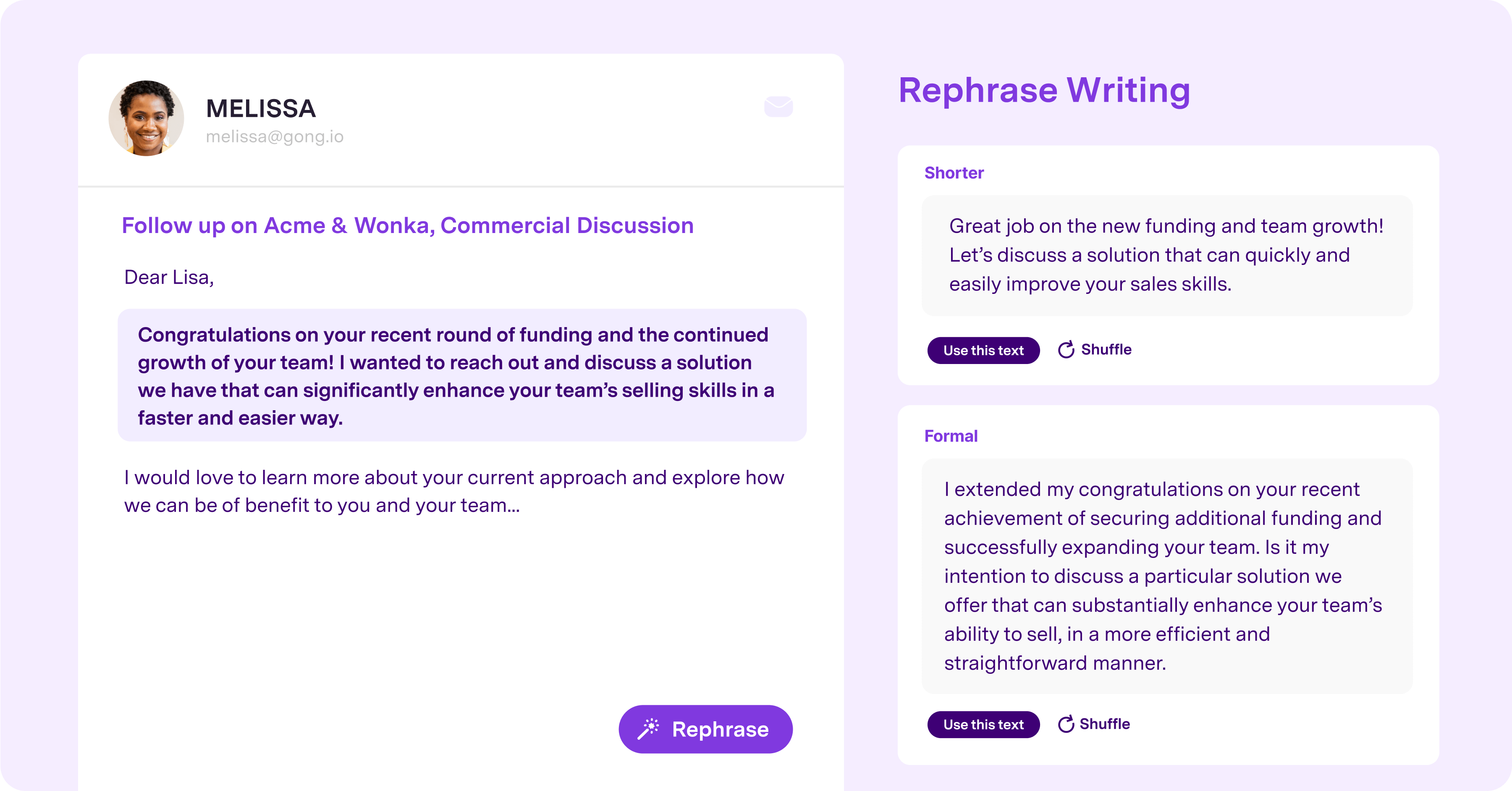 AI generated sales emails