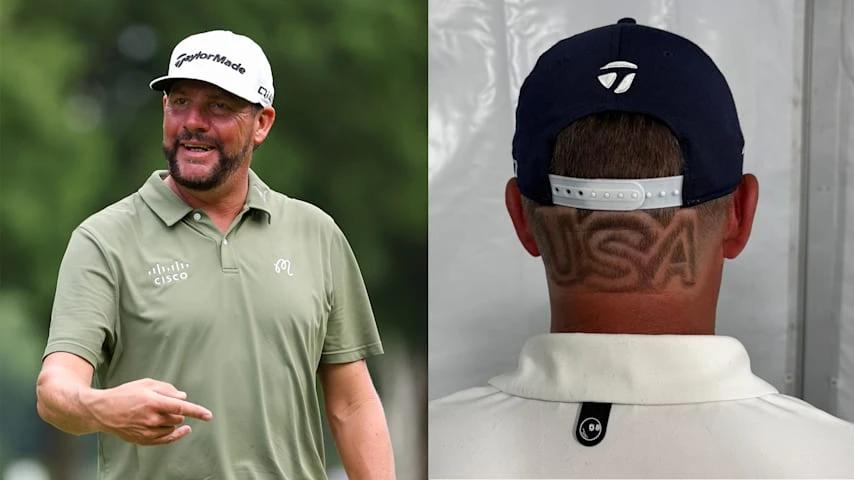Michael Block tijdens de voorbereiding op de US Senior Open in 2026