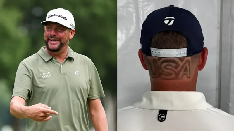 Michael Block tijdens de voorbereiding op de US Senior Open in 2026