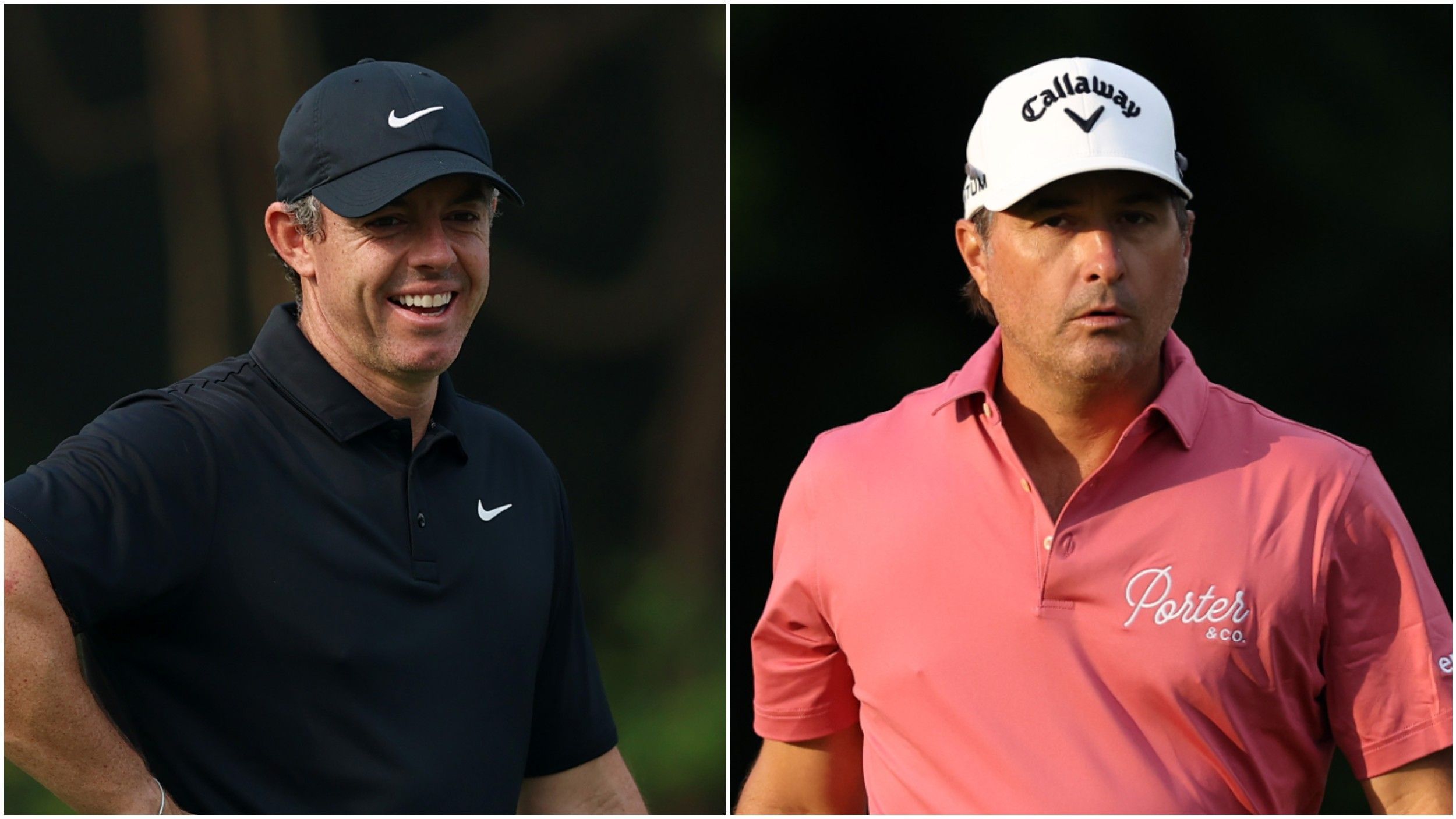 Rory McIlroy en Kevin Kisner