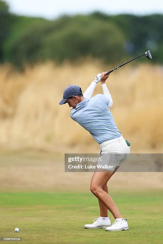 Dewi Weber tijdens het AIG Women's Open 2026