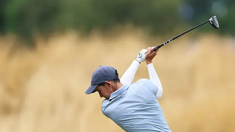 Dewi Weber tijdens het AIG Women's Open 2026