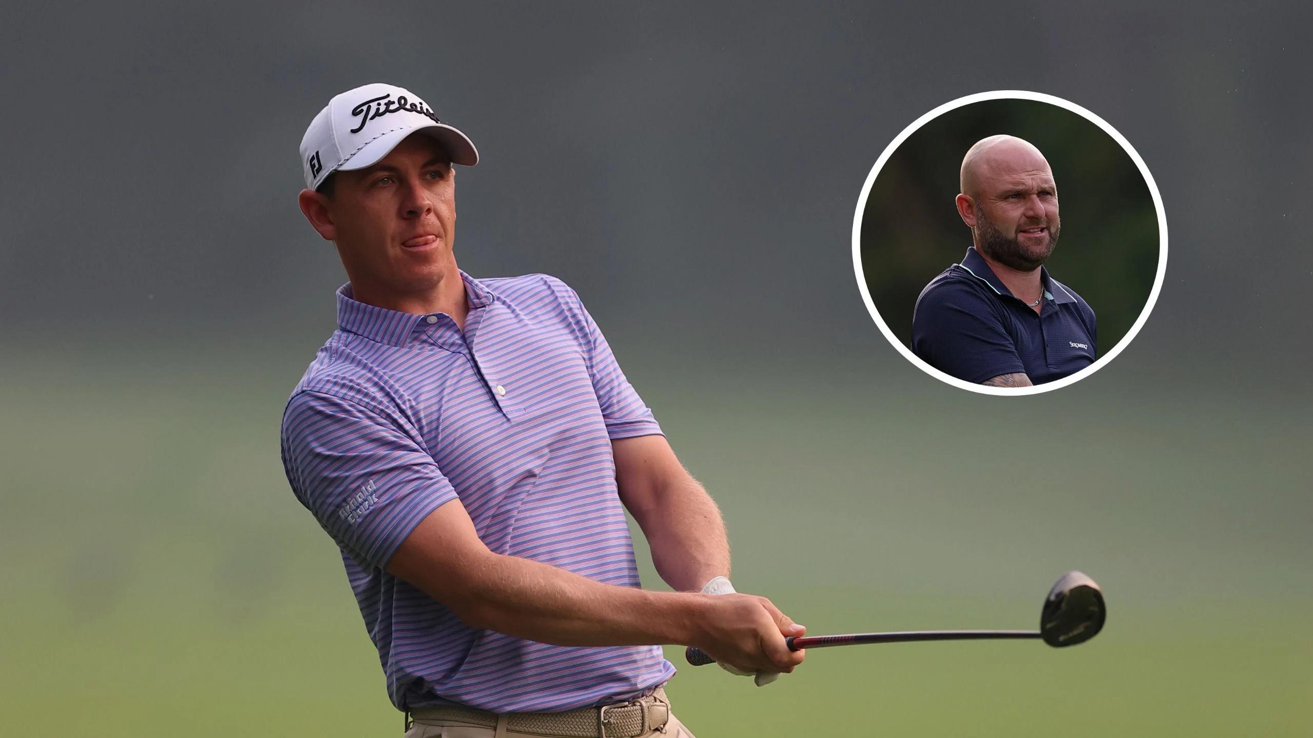 Grant Forrest slaat af tijdens de DP World India Championship, met een inzet van Andy Sullivan
