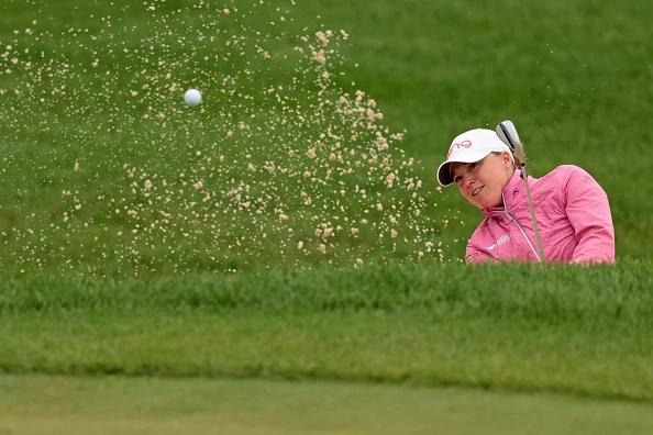 Manon De Roey tijdens de KPMG Women's PGA Championship 2026